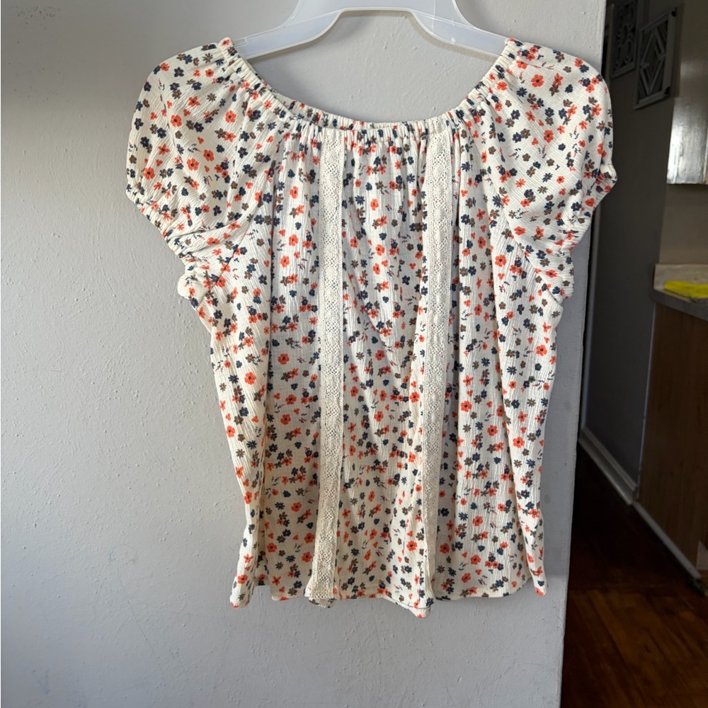 Floral Print Women's Top